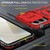 Moto G 5G 2024 Armor PC + TPU Camera Shield Phone Case - Red