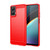 Moto G 5G 2024 Carbon Fiber Brushed Texture TPU Phone Case - Red