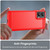 Moto G 5G 2024 Carbon Fiber Brushed Texture TPU Phone Case - Red