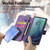 Moto G 5G 2024 CaseNeo MagSafe RFID Anti-theft Retro Leather Phone Case - Purple