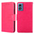 Moto G 5G 2024 Crystal Texture Leather Phone Case - Rose Red