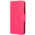 Moto G 5G 2024 Crystal Texture Leather Phone Case - Rose Red