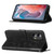 Moto G 5G 2024 Embossed Butterfly Leather Phone Case - Black