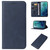 Moto G 5G 2024 Magnetic Closure Leather Phone Case - Blue