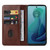 Moto G 5G 2024 Magnetic Closure Leather Phone Case - Brown