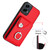 Moto G 5G 2024 Organ Card Bag Ring Holder Phone Case with Long Lanyard - Red