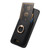 Moto G 5G 2024 Retro Cross Leather Ring Vertical Insert Card Bag MagSafe Phone Case - Black