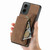 Moto G 5G 2024 Retro Leather Zipper Wallet Back Phone Case - Brown