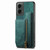 Moto G 5G 2024 Retro Leather Zipper Wallet Back Phone Case - Green