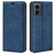 Moto G 5G 2024 Retro-skin Magnetic Suction Leather Phone Case - Dark Blue