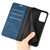 Moto G 5G 2024 Retro-skin Magnetic Suction Leather Phone Case - Dark Blue