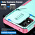 Moto G 5G 2024 Sliding Camshield Phone Case - Grey Green + Pink