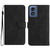 Moto G 5G 2024 Stitching Embossed Leather Phone Case - Black