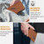 Moto G 5G 2024 Triangle Pattern Buckle Clasp Leather Phone Case - Brown