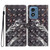 Moto G Play 2024 3D Pattern Leather Phone Case - Skull