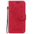 Moto G Play 2024 Butterfly Rose Embossed Leather Phone Case - Red