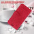 Moto G Play 2024 Butterfly Rose Embossed Leather Phone Case - Red