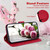Moto G Play 2024 Butterfly Rose Embossed Leather Phone Case - Red