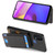 Moto G Play 2024 Carbon Fiber Vertical Flip Wallet Stand Phone Case - Black