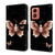Moto G Play 2024 Crystal 3D Shockproof Protective Leather Phone Case - Pink Diamond Butterfly