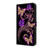 Moto G Play 2024 Crystal 3D Shockproof Protective Leather Phone Case - Purple Flower Butterfly