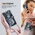 Moto G Play 2024 Crystal Texture Colored Drawing Leather Phone Case - Cat Tiger Reflection Moto G Play 2024 Crystal Texture Colored Drawing Leather Phone Case - Cat Tiger Reflection
