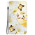 Moto G Play 2024 Crystal Texture Colored Drawing Leather Phone Case - Gold Butterfly Epiphyllum