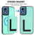 Moto G Play 2024 CX01 Detachable Magsafe Magnetic Card Bag Phone Case - Mint Green