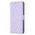 Moto G Play 2024 Diamond Lattice Wallet Flip Leather Phone Case - Purple Moto G Play 2024 Diamond Lattice Wallet Flip Leather Phone Case - Purple