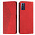Moto G Play 2024 Diamond Splicing Skin Feel Magnetic Leather Phone Case - Red