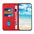 Moto G Play 2024 Diamond Splicing Skin Feel Magnetic Leather Phone Case - Red