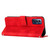 Moto G Play 2024 Dream Triangle Leather Phone Case with Lanyard - Red
