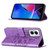 Moto G Play 2024 Embossed Butterfly Leather Phone Case - Purple