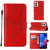 Moto G Play 2024 Embossed Butterfly Leather Phone Case - Red