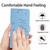 Moto G Play 2024 Embossed Kitten Phone Leather Case with Lanyard - Blue