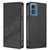 Moto G Play 2024 Embossed Multi-functional Wallet Retro Leather Phone Case - Black