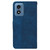 Moto G Play 2024 Geometric Embossed Leather Phone Case - Blue
