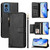 Moto G Play 2024 Global Multi-Card Slots Zipper Wallet Leather Phone Case - Black