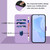 Moto G Play 2024 Global Skin Feel Solid Color Leather Phone Case with Lanyard - Lavender Purple