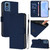 Moto G Play 2024 Global Skin Feel Solid Color Leather Phone Case with Lanyard - Navy Blue Moto G Play 2024 Global Skin Feel Solid Color Leather Phone Case with Lanyard - Navy Blue