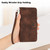 Moto G Play 2024 Grid Butterfly Embossed Pattern Leather Phone Case with Lanyard - Coffee