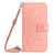 Moto G Play 2024 HT04 Skin Feel Sun Flower Embossed Flip Leather Phone Case with Lanyard - Pink