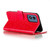 Moto G Play 2024 Lace Flower Embossing Flip Leather Phone Case - Red
