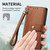 Moto G Play 2024 Love Zipper Lanyard Leather Phone Case - Brown