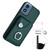 Moto G Play 2024 Organ Card Bag Ring Holder Phone Case - Green