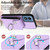 Moto G Play 2024 Organ Card Bag Ring Holder Phone Case - Purple