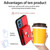 Moto G Play 2024 Organ Card Bag Ring Holder Phone Case - Red