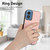 Moto G Play 2024 R20 Crossbody Rope Ring Card Holder Phone Case - Pink