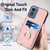 Moto G Play 2024 R20 Crossbody Rope Ring Card Holder Phone Case - Pink