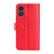 Moto G Play 2024 R64 Texture Horizontal Flip Leather Phone Case - Red